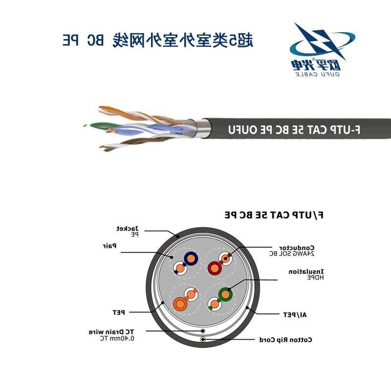 郴州市F/UTP超五类4对屏蔽室外电缆(24AWG)