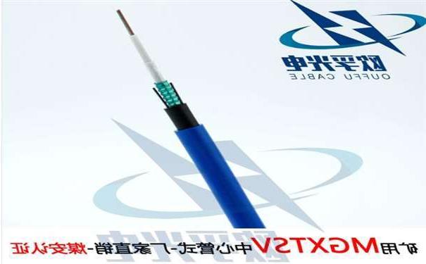 三明市欧孚MGXTSV-8B1 矿用单模阻燃光缆G652D纤芯煤安证书